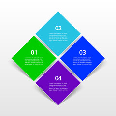 Vector business template for presentation.
