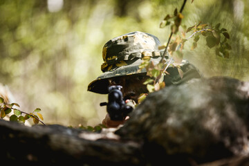 Photo of man with gun