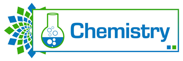 Chemistry Green Blue Circular Bar 