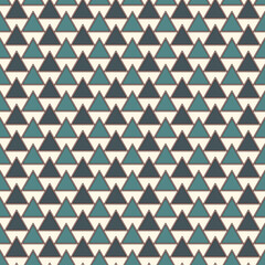 Repeated triangles background. Simple abstract wallpaper with geometric figures. Seamless surface pattern