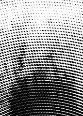 Halftone pattern vector. Cover A4 format, template for poster