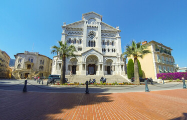 Monaco Cathedral in Monaco-city, Principality of Monaco