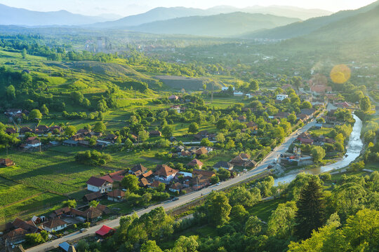 Summer Day in the village of Transylvania (Romania)
