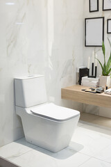 Toilet in Bathroom