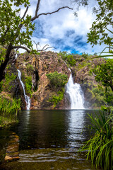 Obraz premium Wangi falls in Litchfield park. australia