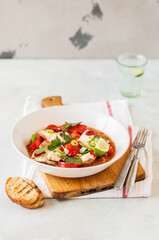 Tomato and Coconut Milk Fish Stew