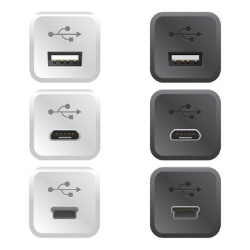 Collection of usb ports