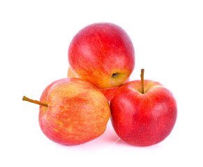 Apples on a white background