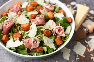 Roasted Butternut Squash and Prosciutto Salad