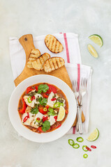 Tomato and Coconut Milk Fish Stew