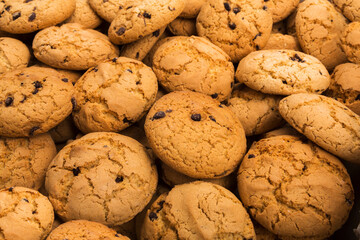 Lots of cookies and biscuits background