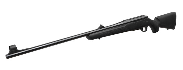 Gun rifle isolated on white