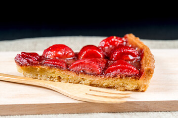 one slice of pie dessert ready to eat