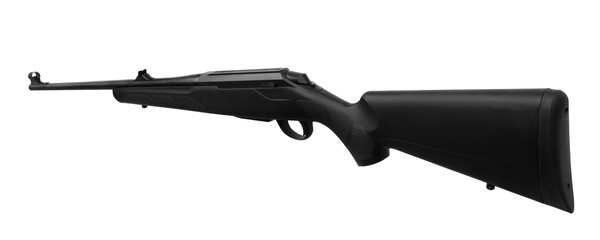 Gun rifle isolated on white