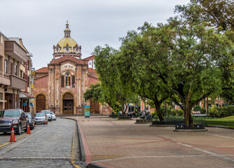 San Blas Church and Park - Cuenca, Ecuador