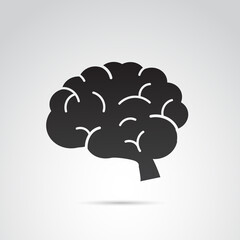 Brain vector icon.
