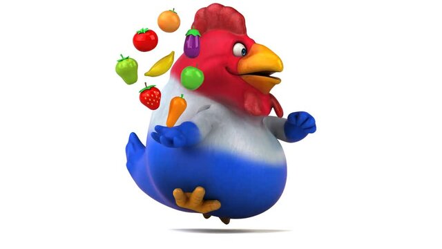 French chick - 3D Animation