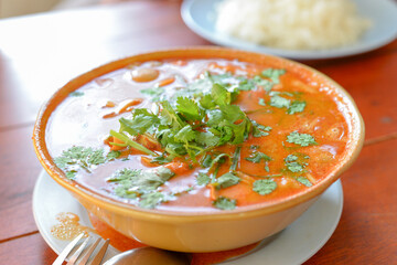 Hot and Spice Thai Food, Tom Yum Seafood Soup