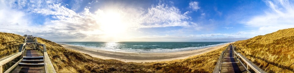Sylt, Wenningstedt, Meerblick, Panorama