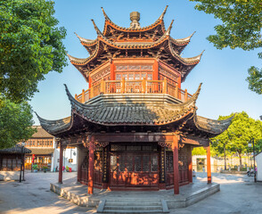 Fototapeta premium Tang Shaofu Baigong Temple, Suzhuo, China