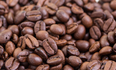 Roasted coffee beans