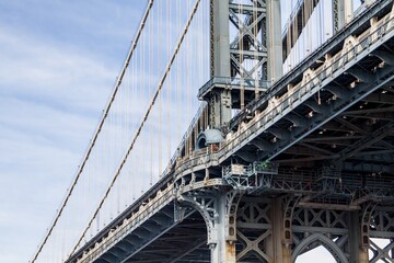 USA, New York City, Manhattan Bridge