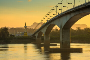 Fototapeta na wymiar third thai–lao friendship bridge