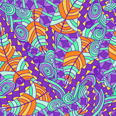 Abstract background of geometrical patterns drawing