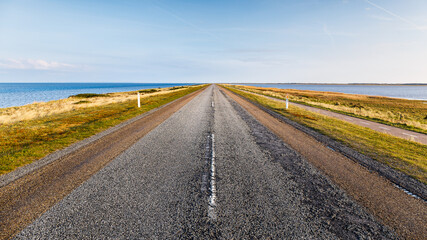 Road to Thyboron ferry