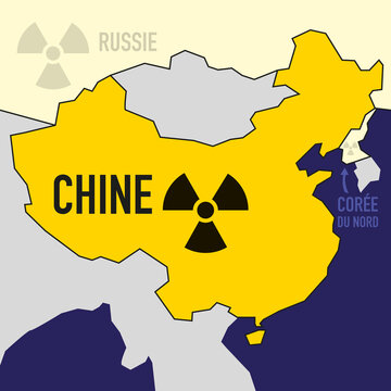 nucléaire - Chine - puissance - bombe atomique - carte - guerre