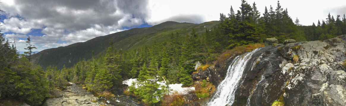 Nature view of Mount Washinton area via Ammonoosuc ravine trail