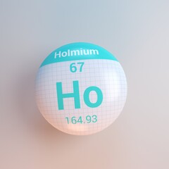 3D rendering periodic table icon
