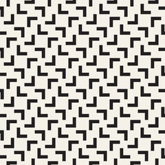 Shapes seamless pattern background. Stylish symmetric lattice.  Abstract geometric tiling mosaic