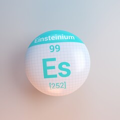 3D rendering periodic table icon