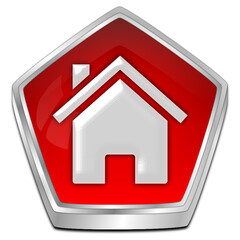 Home Button - 3D illustration