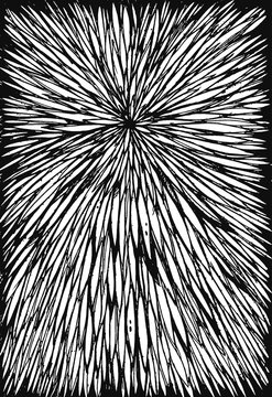 Abstractions for your project. Nice vector abstract background. Hand drawn template. Graphic illusion. Black and white.