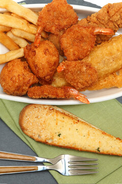Southern Fried Fish, Chicken and Shrimp