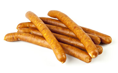 Sausage on a white background