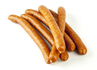Sausage on a white background