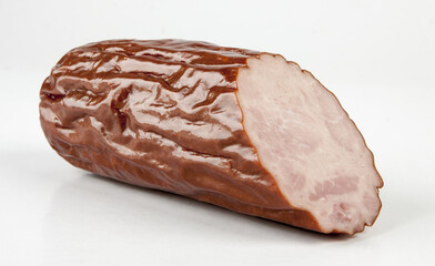 Sausage on a white background