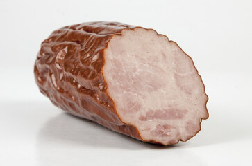 Sausage on a white background