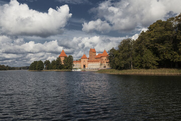 Fototapeta na wymiar Trakai Island Castle in Lithuania, Europe