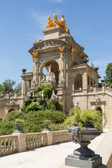 Fototapeta premium Bassin du Parc de la Ciutadella