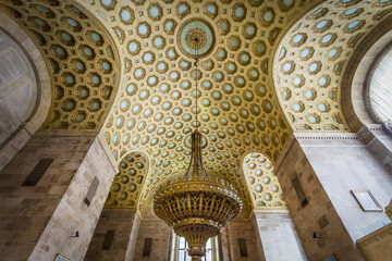 Commerce Court North during Doors Open Toronto event, May 28, 2017. Interior ceiling.