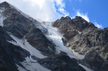 Fototapeta na wymiar in the foothills of Mount Elbrus