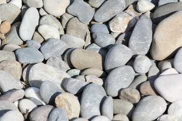 Stone pebbles as a backgorund texture