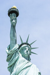 Fototapeta na wymiar The Statue of Liberty.