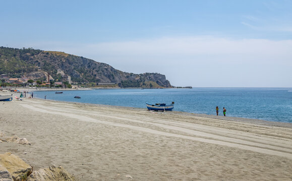 Mediterranean beach of Ionian Sea - Bova Marina, Calabria, Italy