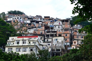 Fototapeta na wymiar The favela. Brazil