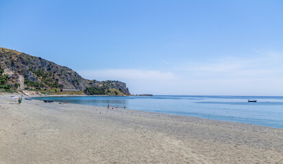 Mediterranean beach of Ionian Sea - Bova Marina, Calabria, Italy